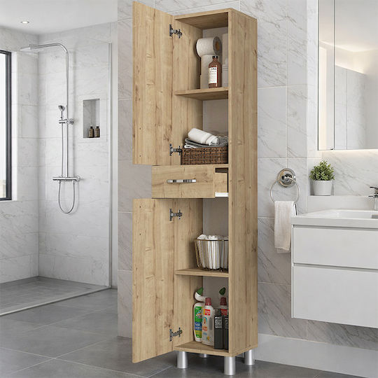 Selina Hochschrank für die Küche Sapphire Eiche 35x31x179cm