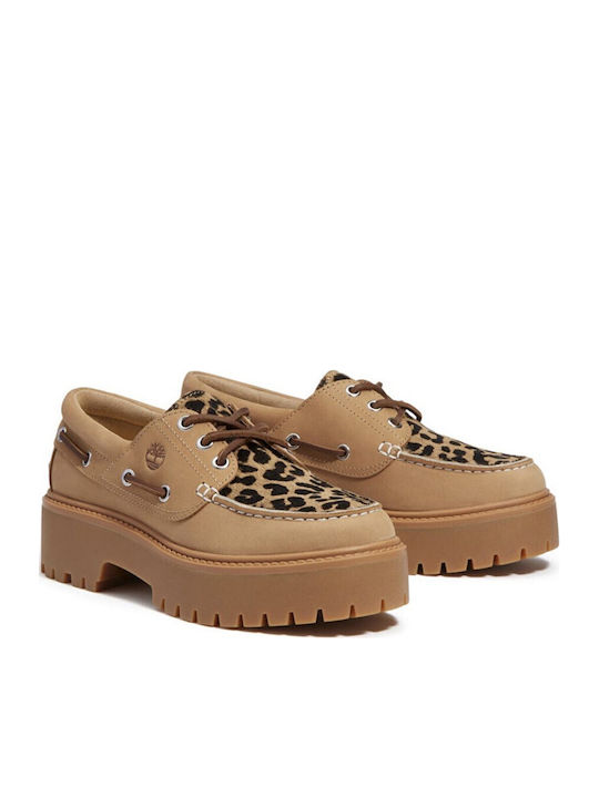 Street Γυναικεία Boat Shoes σε Γκρι Χρώμα