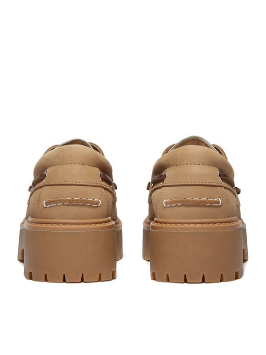 Street Γυναικεία Boat Shoes σε Γκρι Χρώμα