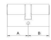 Lob Cylinder Lock 55mm