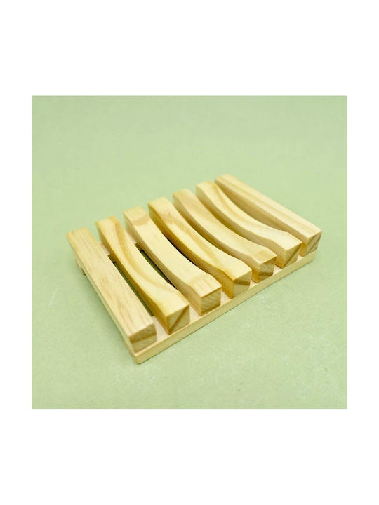 Alista Home Beige Bamboo Soap Dish