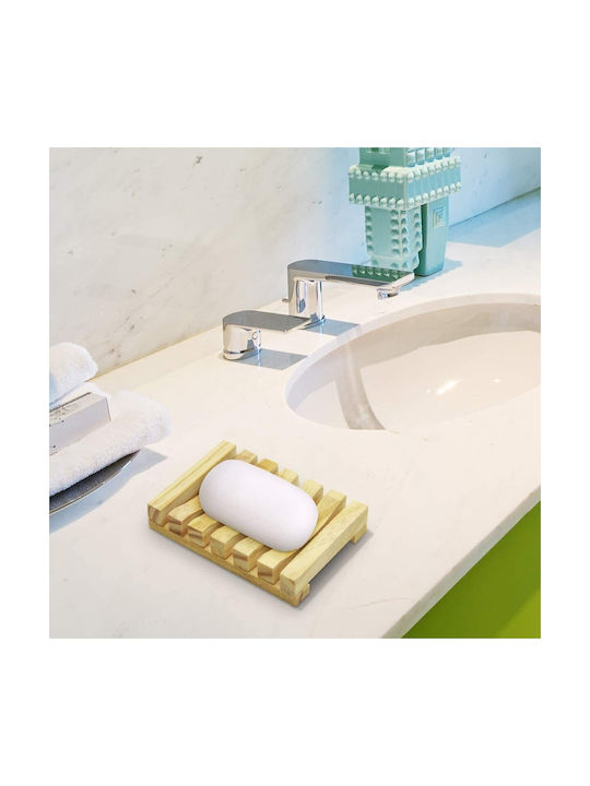 Alista Home Beige Bamboo Soap Dish