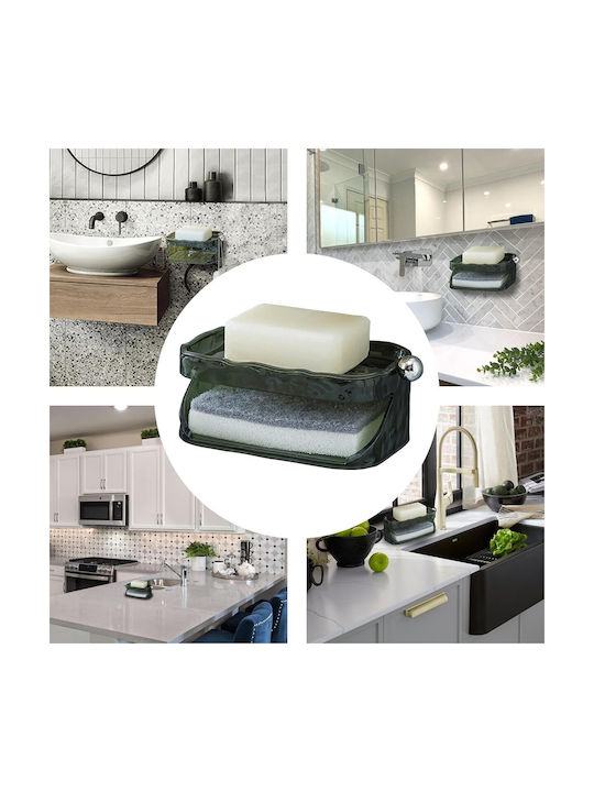 Alista Home Σαπουνοθήκη Γυάλινη Πράσινη 4775277397066