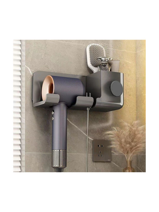 Alista Home Organizator Auto Montat Pe Perete Din Plastic Gri