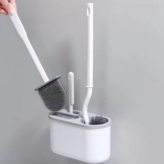 Alista Home Perie de Toaletă din Plastic Gri