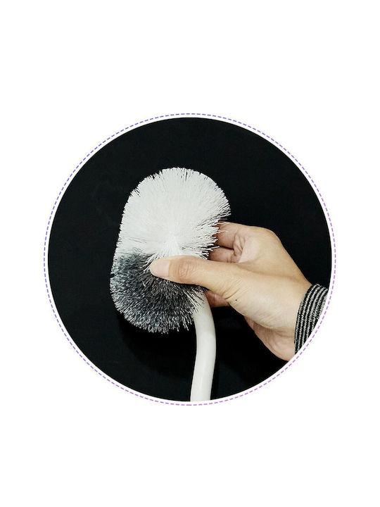 Alista Home Perie de Toaletă din Plastic Gri