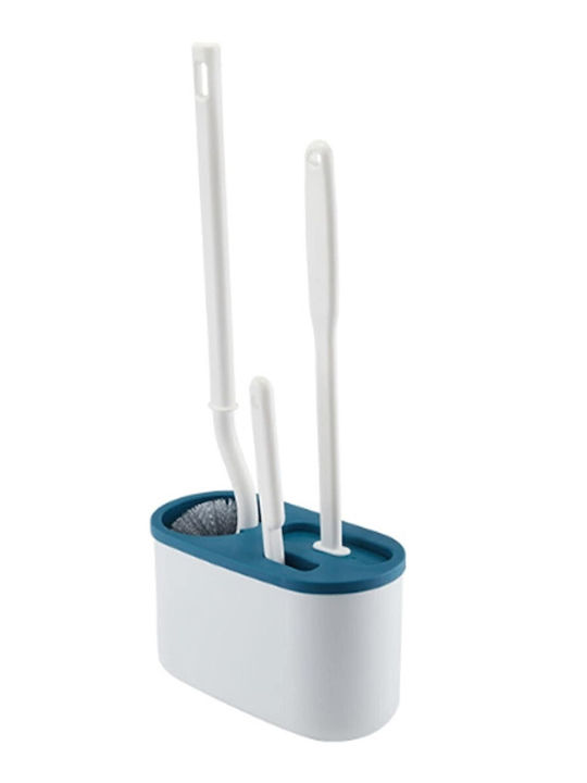 Alista Home Perie de Toaletă din Plastic Albastră