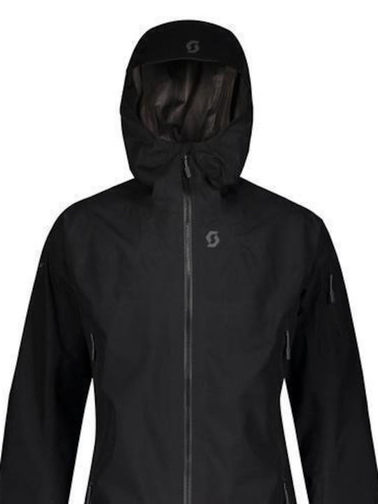 Scott Explorair 272495 Ανδρικό Μπουφάν Gore-Tex για Σκι & Snowboard Μαύρο