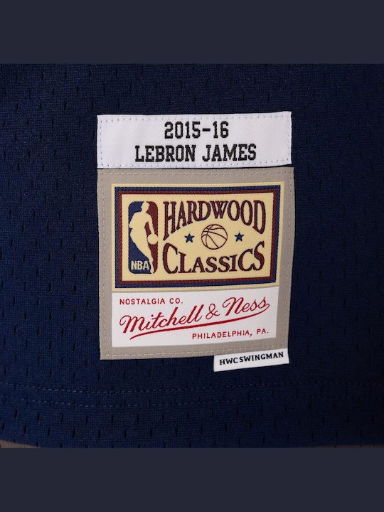 Cavaliers 2015 Lebron James Ανδρική Φανέλα Εμφάνισης Μπάσκετ