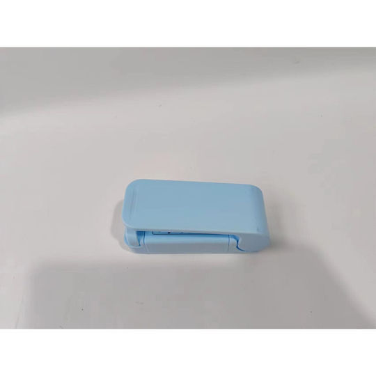 Mini Sigilator de Pungi cu Baterie Alista Home Sigilare Termică Spate Magnetic Portabil 9.7x3 Cm Albastru
