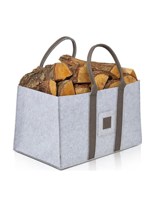 Alista Home Coș Textil De Depozitare Lemne 50x34x32cm Gri