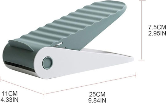 Alista Home Bază De Depozitare Pantofi Verde 25.5x11x7.5cm