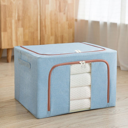 Alista Home Cutie de Depozitare din Plastic pentru Pătură/Duvet / Haine în Culoare Albastră 60x42x40cm