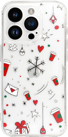 Tel Protect Design 3 Back Cover Silicone Transparent (iPhone 14 Pro)