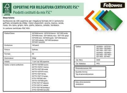 Fellowes Pad Legare cărți 100buc