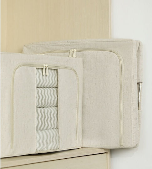 Alista Home Cutie de Depozitare pentru Haine din Material Textil în Culoare Albă 50x40x33cm