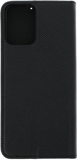 Smart Book Leather / Silicone Black (Motorola Moto G45)