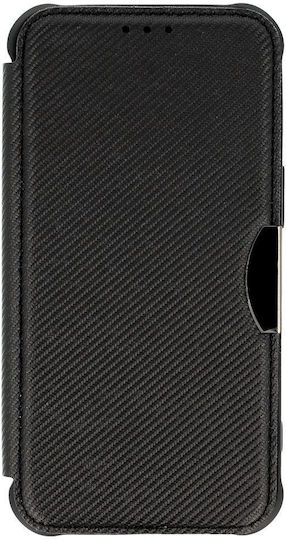 Razor Book Σιλικόνης / Δερμάτινο Μαύρο (Redmi Note 13 5G)