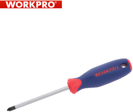 WorkPro Μαγνητικό Κατσαβίδι Μακρύ Σταυρός PZ3x150mm