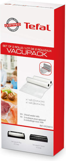 Tefal XA 2560 Grainy Vacuum Sealer Bag 220mm x 3m 2pcs