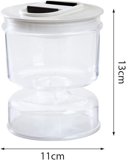 Alista Home Vază Utilizare Generală Cu Capac Plastic Alb 800ml