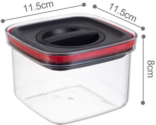 Alista Home Caseta Pentru Cereale / Paste / Cafea / Zahăr Cu Capac Plastic Transparent 600ml 1 Bucată Alista Home Caseta Pentru Cereale / Paste / Cafea / Zahăr Cu Capac Plastic Transparent 600ml 1 Bucată