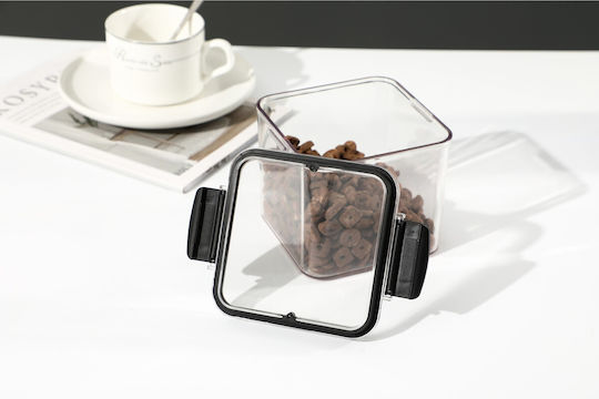 Alista Home Getreideglas mit Kunststoffdeckel Transparent 700ml 1 Stück