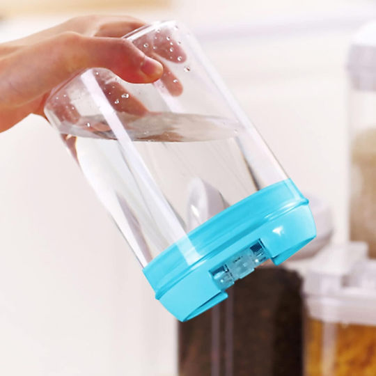 Alista Home Lebensmittelgläser & Behälter mit Deckel Kunststoff Blau 800ml 1 Stück