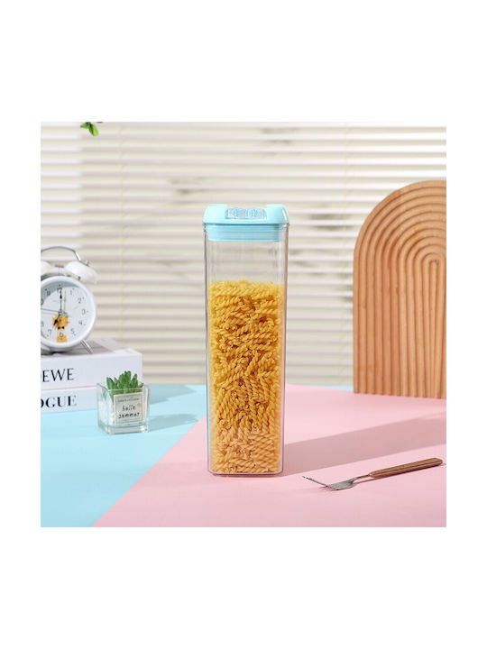 Alista Home Set 6 Bucăți Vaze Cereale Cu Capac Plastic Albastru 500ml 6 Bucăți