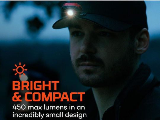 Nebo Lanternă De Tip Cască LED Cu Luminozitate Maximă 450 Lumen Mycro