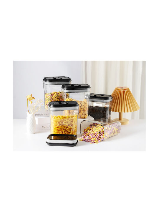 Alista Home Vază Cereale cu Capac Plastic Transparent 2000ml 1 Bucată