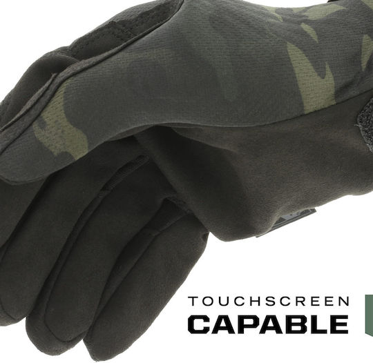 Mechanix Wear Original Multicam Γάντια Εργασίας Μαύρα Συνθετικού Δέρματος