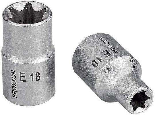 Proxxon Καρυδάκι Torx με Καρέ Υποδοχής 1/2" Μέγεθος E18