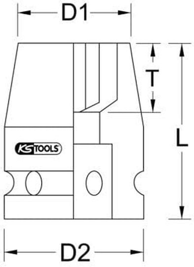 Ks Tools Καρυδάκι Διάμετρος 24mm