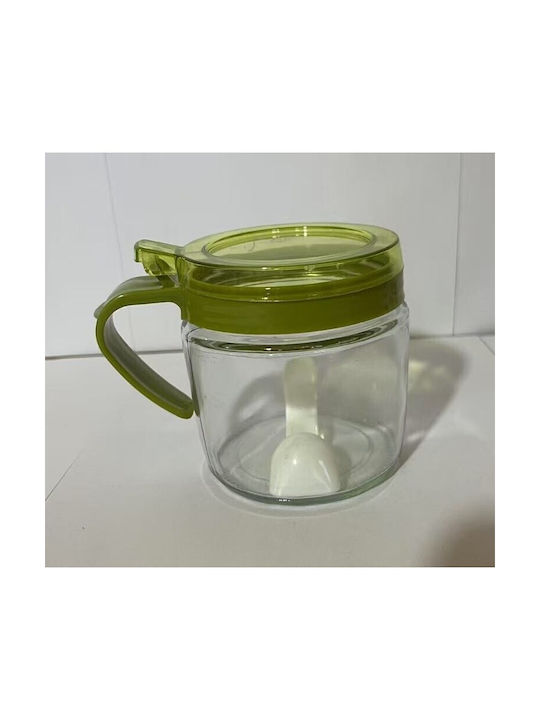 Alista Home Vază pentru Zahăr cu Capac Sticlă Transparentă 180ml