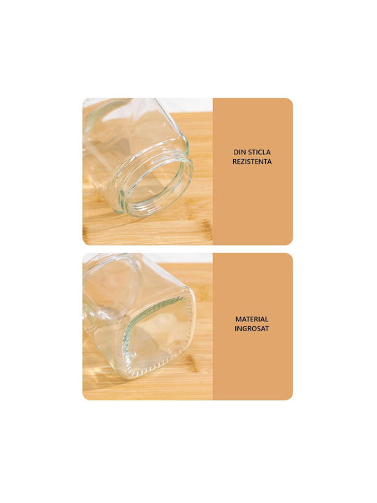 Alista Home Vază Pentru Zahăr Cu Capac Din Sticlă Verde 180ml