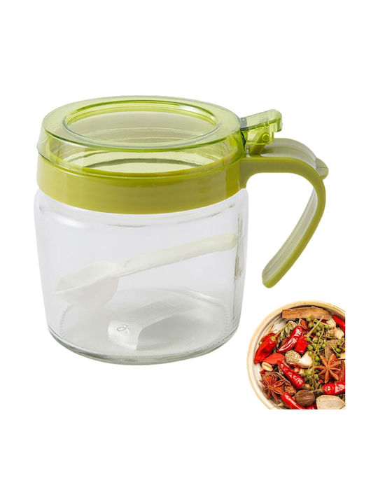 Alista Home Vază pentru Zahăr cu Capac Sticlă Transparentă 180ml