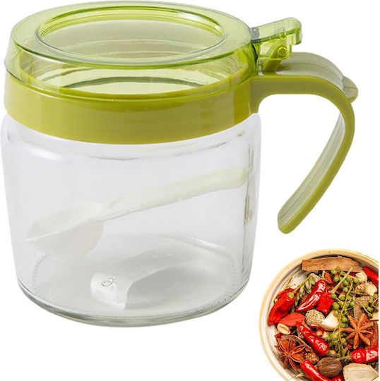 Alista Home Glass Sugar Jar with Lid Transparent 180ml