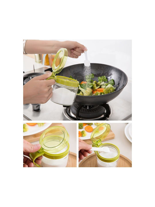 Alista Home Vază pentru Zahăr cu Capac Sticlă Transparentă 180ml