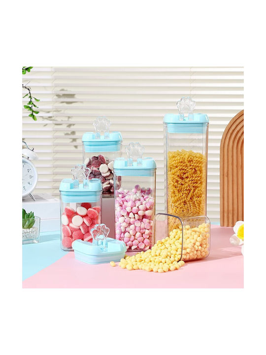 Alista Home Cereal Box with Lid Plastic Blue 1900ml 1 Piece