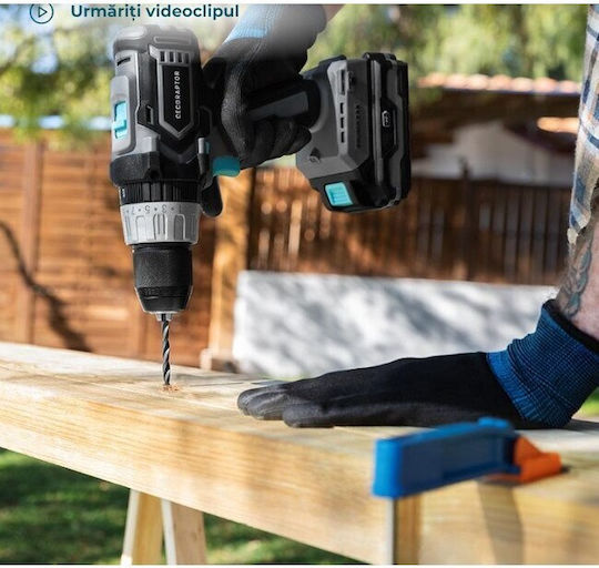 Cecotec CecoRaptor Perfect Impact Drill 2020 Ultra Percussive Drill Driver Battery Brushless 20V 1x2Ah