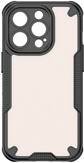 Defender Задна корица Силикон / Пластмаса 1.5мм Черен (iPhone Air)