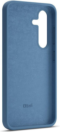 Etteri Umschlag Rückseite Silikon Blau (Galaxy A17)