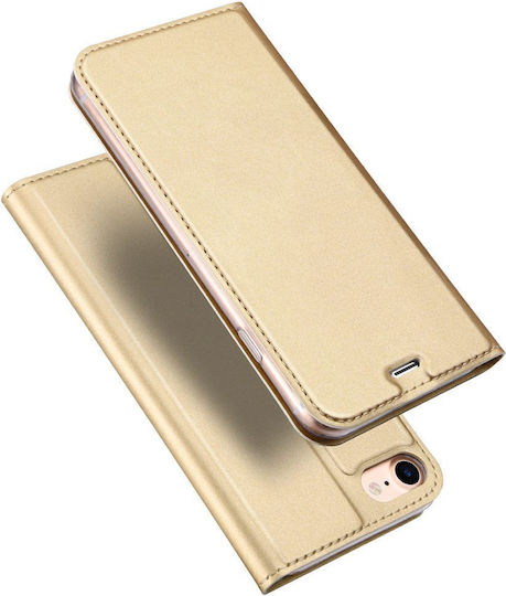 Umschlag Rückseite Synthetisches Leder / Silikon Gold (Oppo Reno4)