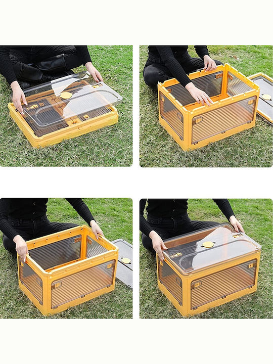 Alista Home Cutie de Depozitare din Plastic cu Capac Albastră 40.5x29x24.5cm