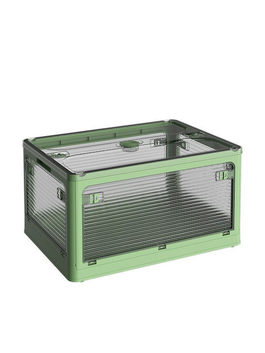 Alista Home Cutie de Depozitare din Plastic cu Capac Verde 47x35x24.5cm