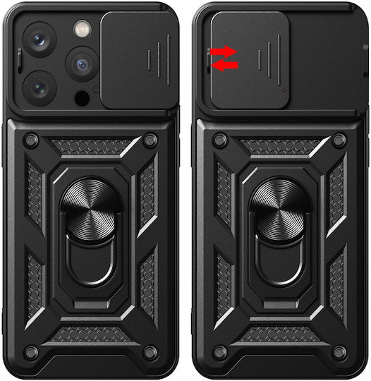 Defender Back Cover Πλαστικό / Σιλικόνης Μαύρο (Redmi 15)