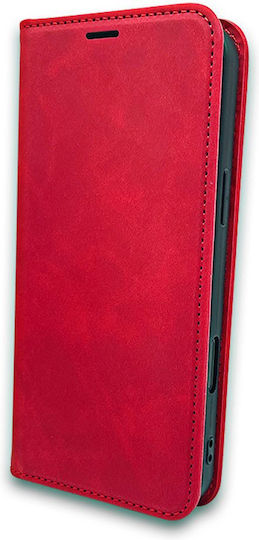 Smart Book Synthetic Leather / Silicone Red (iPhone Air)