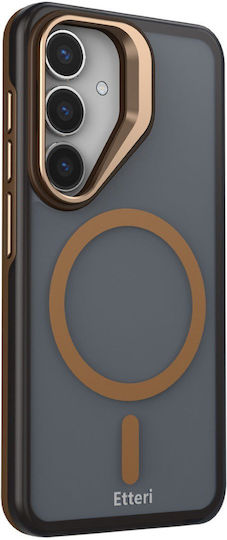 Etteri Back Cover Σιλικόνης Καφέ (Galaxy S25)