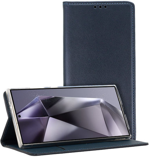Smart Книга Силикон / Кожа / Текстил Тъмносин (Xiaomi 17 Pro Max)